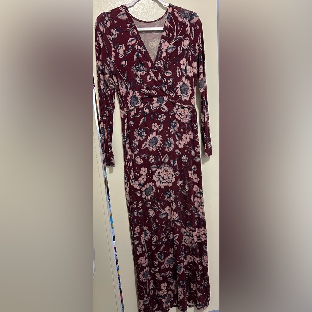 Motherhood Maternity Nursing Floral Maxi Dress